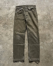 Load image into Gallery viewer, LEVI&#39;S 501 FADED OLIVE GREEN JEANS - 1990S
