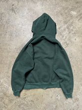 Load image into Gallery viewer, FADED PINE GREEN HEAVYWEIGHT ZIP-UP HOODIE - 1990S
