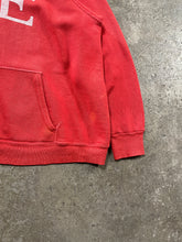Load image into Gallery viewer, SUN FADED RED RAGLAN COLLEGE HOODIE - 1960S
