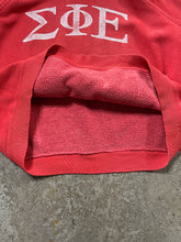 Load image into Gallery viewer, SUN FADED RED RAGLAN COLLEGE HOODIE - 1960S
