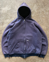 Load image into Gallery viewer, SUN FADED NAVY BLUE THERMAL LINED CARHARTT ZIP UP HOODIE - 1990S
