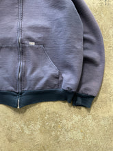 Load image into Gallery viewer, SUN FADED NAVY BLUE THERMAL LINED CARHARTT ZIP UP HOODIE - 1990S
