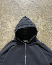 Load image into Gallery viewer, FADED BLACK ZIP UP HOODIE - 1990S
