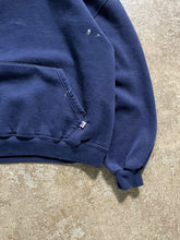Load image into Gallery viewer, FADED NAVY BLUE RUSSELL PAINTERS HOODIE - 1990S
