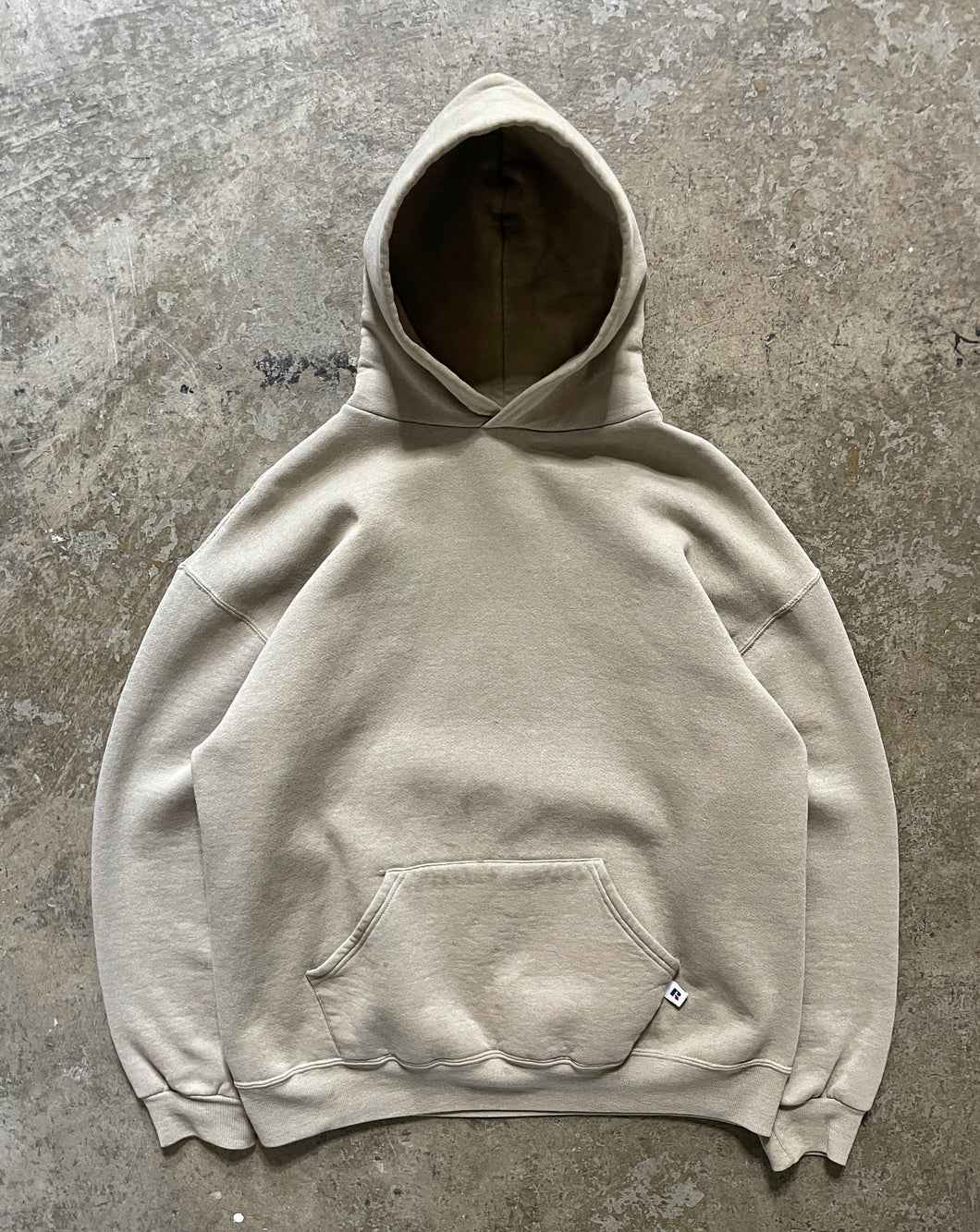 FADED TAN RUSSELL HOODIE - 1990S