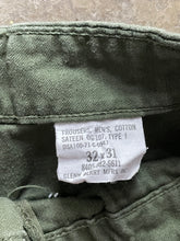 Load image into Gallery viewer, OLIVE GREEN OG-107 MILITARY PANTS - 1970S
