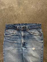 Load image into Gallery viewer, DISTRESSED &amp; FADED BLUE 517 LEVI JEANS - 1980S
