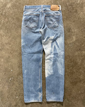 Load image into Gallery viewer, SUN FADED LEVI&#39;S 501XX LIGHT BLUE JEANS - 1990S
