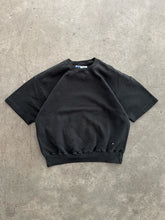 Load image into Gallery viewer, FADED BLACK HEAVYWEIGHT RUSSELL SHORT SLEEVE SWEATSHIRT - 1990S
