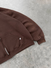 Load image into Gallery viewer, FADED BROWN RUSSELL ZIP UP HOODIE - 1990S

