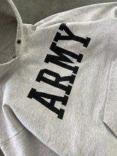 Load image into Gallery viewer, ASH GREY “ARMY” HEAVYWEIGHT HOODIE - 1990S
