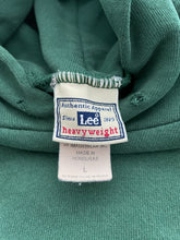 Load image into Gallery viewer, FADED GREEN “YMCA ORKILA” LEE HOODIE - 1990S
