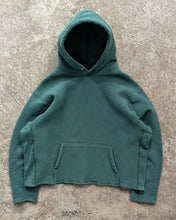 Load image into Gallery viewer, FADED GREEN CROPPED HEAVYWEIGHT REVERSE WEAVE HOODIE - 1990S
