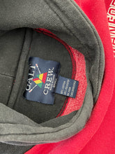 Load image into Gallery viewer, FADED BLACK &amp; RED “STANFORD” SIDE POCKET HOODIE - 1990S
