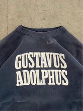 Load image into Gallery viewer, SUN FADED PUFF PRINT “GUSTAVUS ADOLPHUS” REVERSE WEAVE SWEATSHIRT - 1980S
