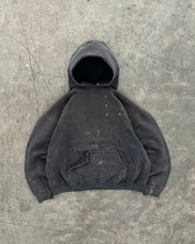 Load image into Gallery viewer, SUN FADED BLACK PAINTERS HOODIE - 1990S
