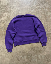 Load image into Gallery viewer, CROPPED “CARROLL” PURPLE RUSSELL SWEATSHIRT - 1990S
