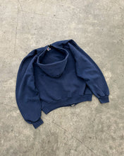 Load image into Gallery viewer, FADED NAVY BLUE RUSSELL ZIP UP HOODIE - 1990S
