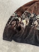 Load image into Gallery viewer, BROWN DEEP PILE HORSE FLEECE JACKET - 1990S
