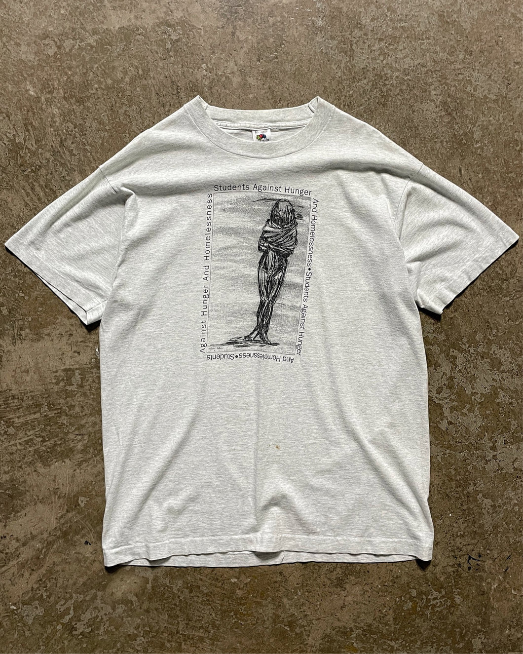 Single Stitch “Students Against Hunger” Tee - 1992