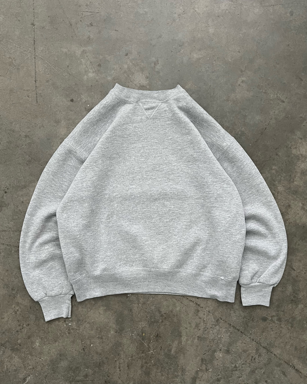 HEATHER GREY RUSSELL SWEATSHIRT - 1990S