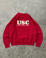 Load image into Gallery viewer, FADED RED “USC” SWEATSHIRT - 1990S
