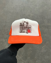 Load image into Gallery viewer, ORANGE “OLD COUNTRY DELI” TRUCKER HAT - 1990S
