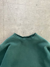 Load image into Gallery viewer, DISTRESSED &amp; FADED PINE GREEN SWEATSHIRT - 1990S
