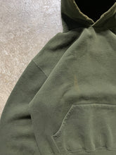 Load image into Gallery viewer, MILITARY GREEN RUSSELL HOODIE - 1990S

