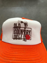 Load image into Gallery viewer, ORANGE “OLD COUNTRY DELI” TRUCKER HAT - 1990S
