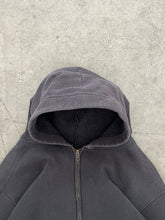 Load image into Gallery viewer, FADED BLACK HEAVYWEIGHT ZIP UP HOODIE - 1990S
