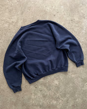 Load image into Gallery viewer, FADED NAVY BLUE “BRAVES” RUSSELL SWEATSHIRT - 1990S

