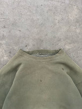 Load image into Gallery viewer, SUN FADED OLIVE GREEN SWEATSHIRT - 1990S
