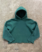 Load image into Gallery viewer, FADED GREEN CROPPED HEAVYWEIGHT REVERSE WEAVE HOODIE - 1990S
