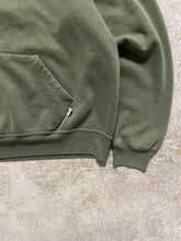 Load image into Gallery viewer, FADED MILITARY GREEN RUSSELL HOODIE - 1990S
