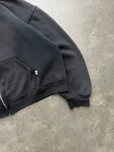 Load image into Gallery viewer, SUN FADED BLACK RUSSELL ZIP UP HOODIE - 1990S
