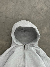 Load image into Gallery viewer, HEATHER GREY ZIP UP HOODIE - 1990S
