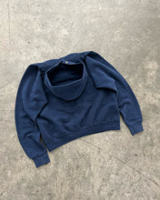 Load image into Gallery viewer, FADED NAVY BLUE “LEHIGH” RAGLAN HOODIE - 1980S
