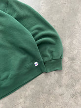 Load image into Gallery viewer, SUN FADED PINE GREEN RUSSELL SWEATSHIRT - 1990S
