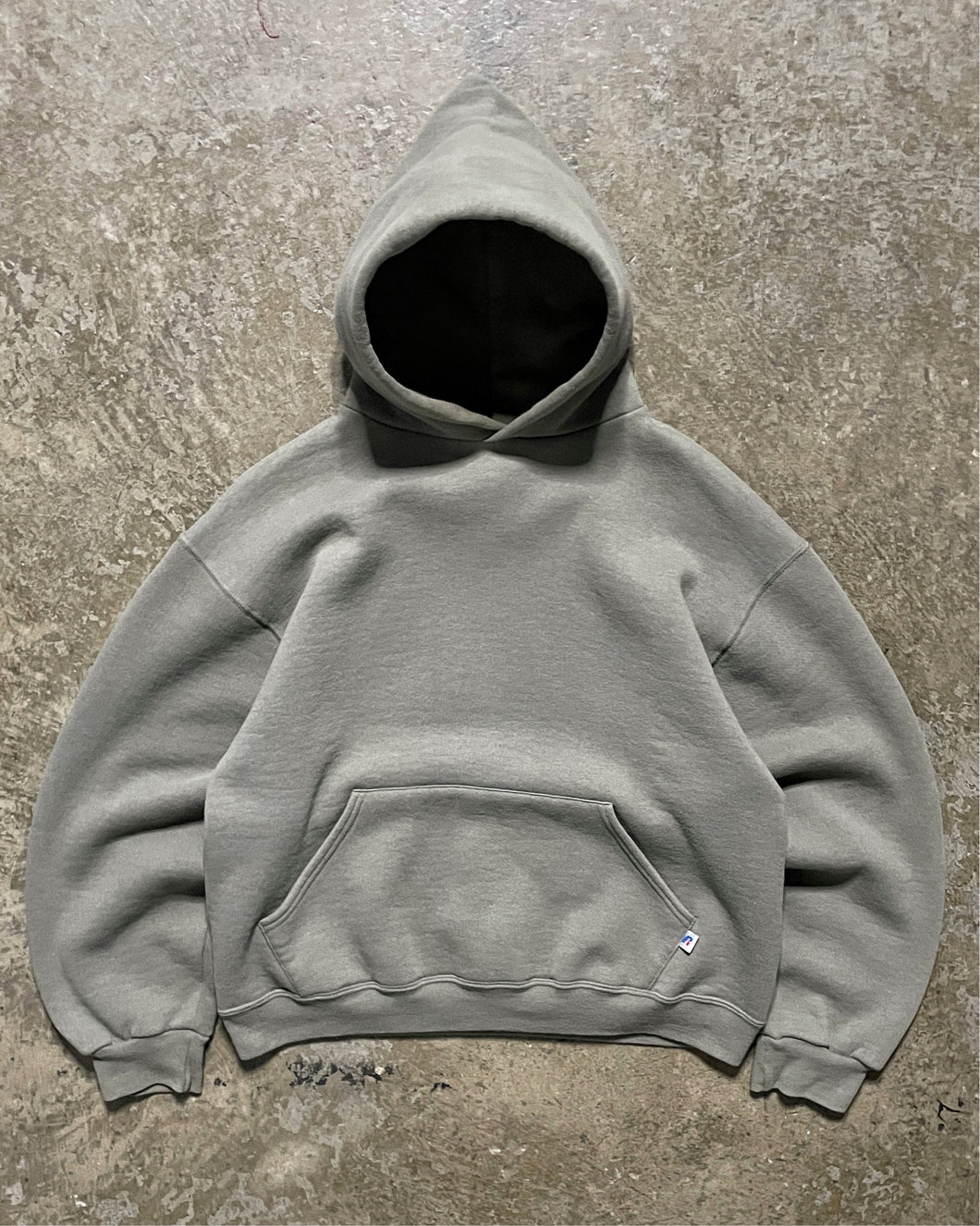 FADED OLIVE GREEN RUSSELL HOODIE