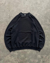 Load image into Gallery viewer, FADED BLACK RAGLAN SWEATSHIRT - 1990S
