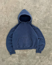 Load image into Gallery viewer, FADED NAVY BLUE HEAVYWEIGHT HOODIE - 1990S
