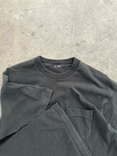 Load image into Gallery viewer, SINGLE STITCHED FADED BLACK POCKET TEE - 1990S
