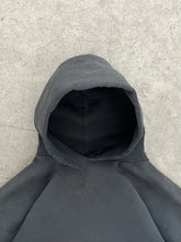 Load image into Gallery viewer, FADED BLACK REPAIRED RUSSELL HOODIE - 1990S
