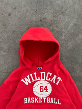 Load image into Gallery viewer, FADED RED “WILDCAT BASKETBALL” RUSSELL HOODIE - 1990S
