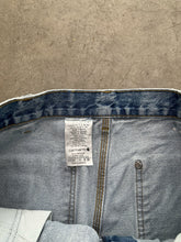 Load image into Gallery viewer, FADED LIGHT WASH BLUE CARHARTT DOUBLE KNEE PANTS - 1990S
