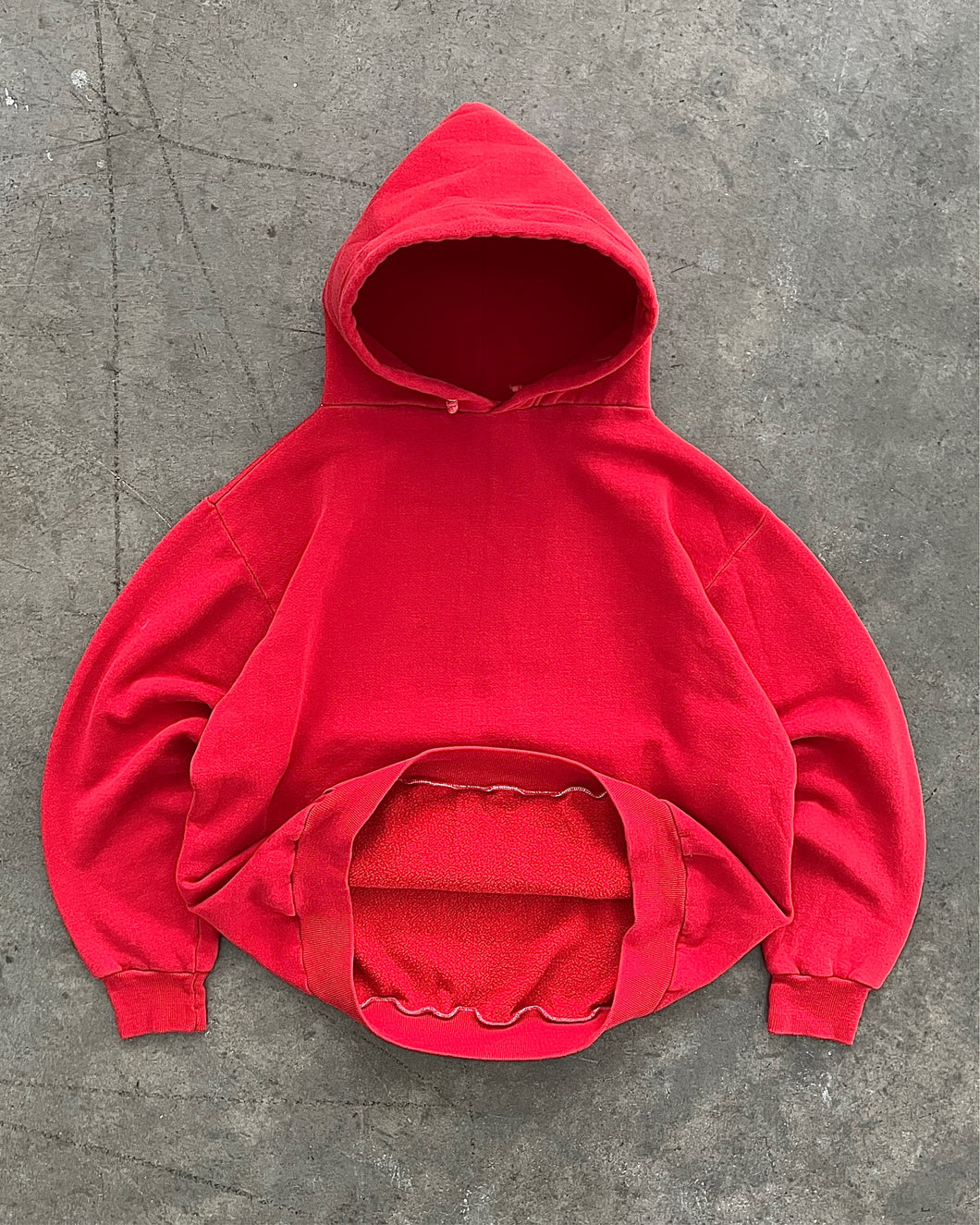 FADED RED RUSSELL HOODIE - 1970S
