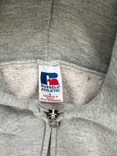 Load image into Gallery viewer, HEATHER GREY RUSSELL ZIP UP HOODIE - 1990S
