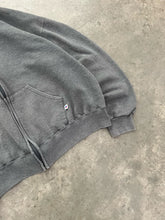 Load image into Gallery viewer, FADED STONE GREY RUSSELL ZIP UP HOODIE - 1990S
