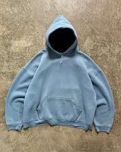 Load image into Gallery viewer, FADED SLATE BLUE REPAIRED RUSSELL HOODIE
